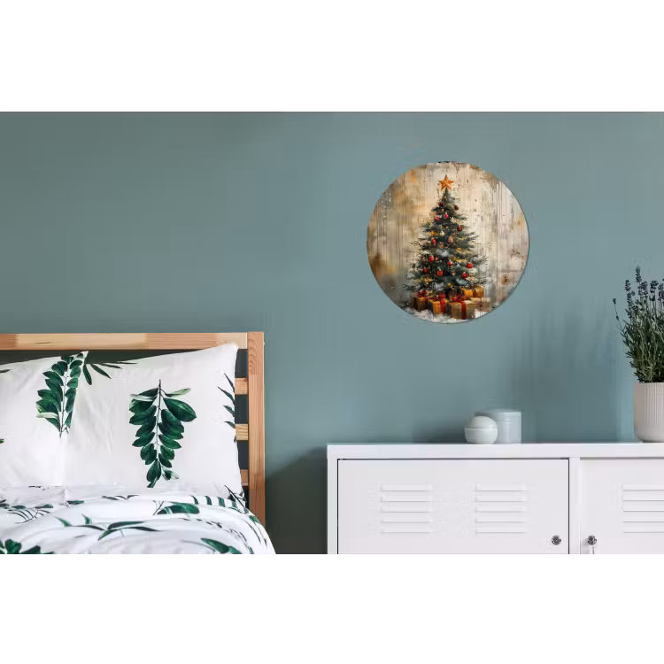 Wandcirkel - Aluminium - Kerstboom - Vintage - Kerst - Cadeau — 4