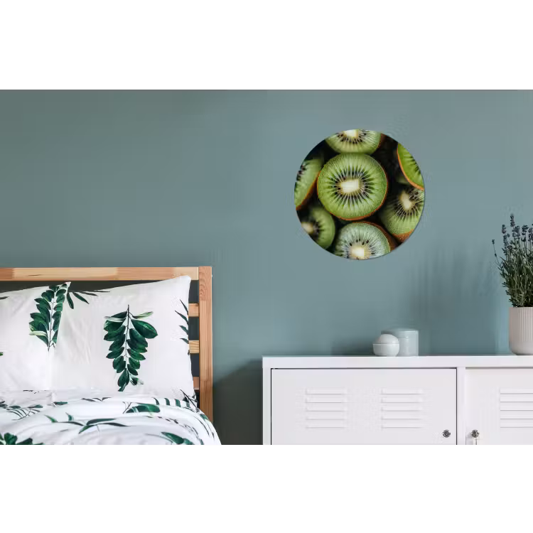 Wandcirkel - Aluminium - Kiwi - Fruit - Groen — 4