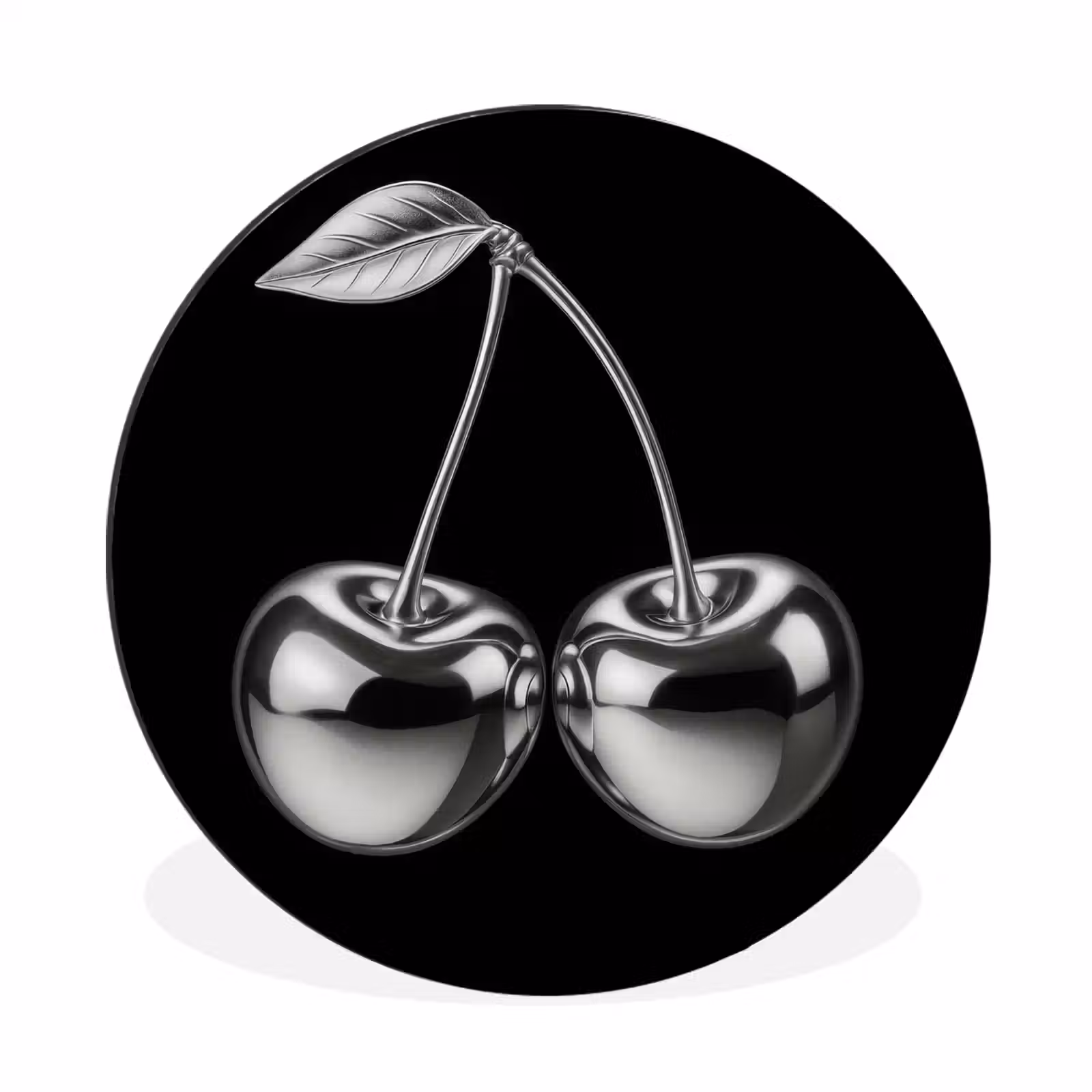 Wandcirkel - Aluminium - Kers - Luxueus - Metallic — 1