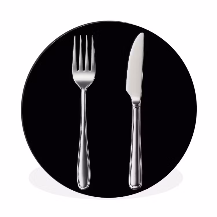 Wandcirkel - Aluminium - Bestek - Klassiek - Elegant — 1