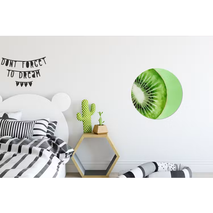 Wandcirkel - Aluminium - Kiwi - Groen - Fris — 5