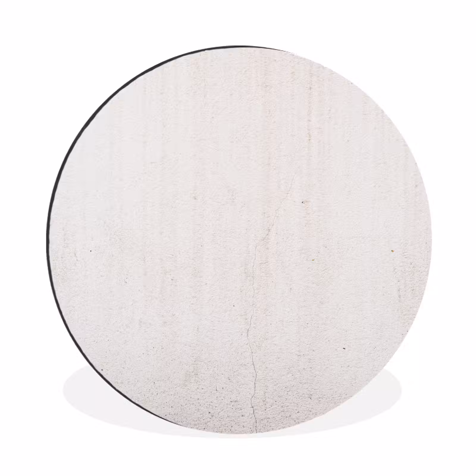 Wandcirkel - Aluminium - Beton - Muur - Wit — 1