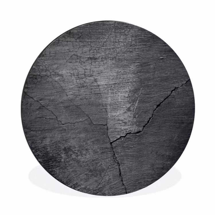 Wandcirkel - Aluminium - Beton - Zwart - Scheur — 1