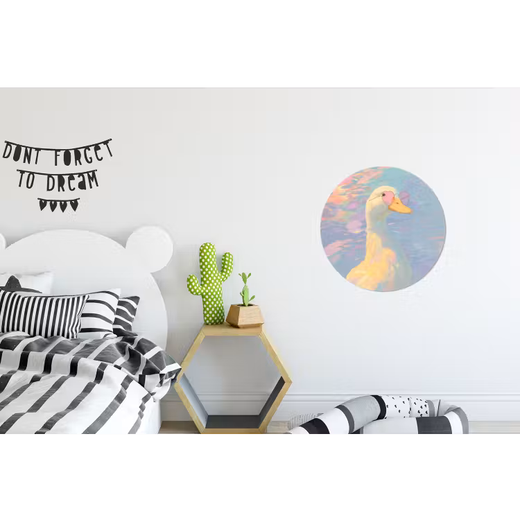 Wandcirkel - Aluminium - Eend - Zonnebril - Water — 5