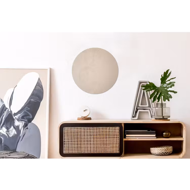 Wandcirkel - Aluminium - Japandi - Beige - Modern — 3