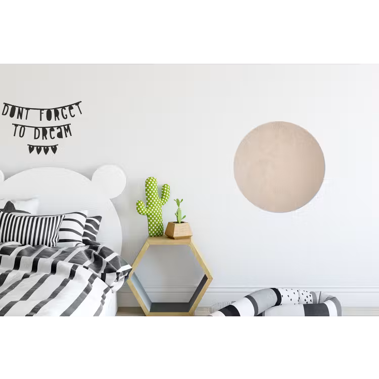 Wandcirkel - Aluminium - Japandi - Beige - Modern — 5
