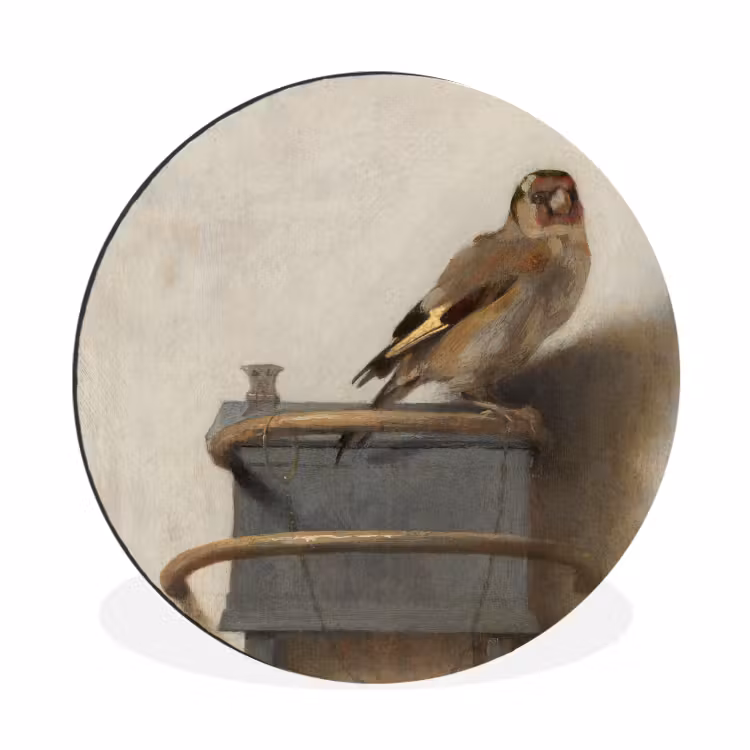 Wandcirkel - Aluminium - Het puttertje - Carel Fabritius — 1