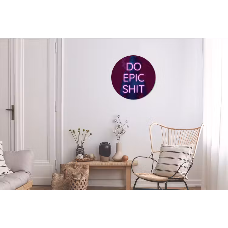 Wandcirkel - Aluminium - Buste - Neon - LED - Letters — 2