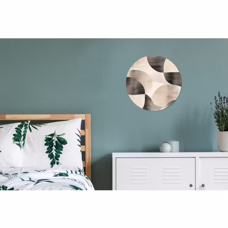 Wandcirkel - Aluminium - Grillige vormen - Subtiele overgangen - Dynamisch — 4