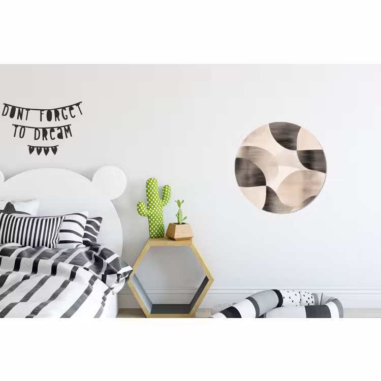 Wandcirkel - Aluminium - Grillige vormen - Subtiele overgangen - Dynamisch — 5