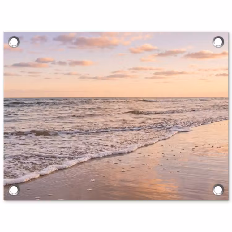 Tuinposter - Strand - Branding - Wolken — 1