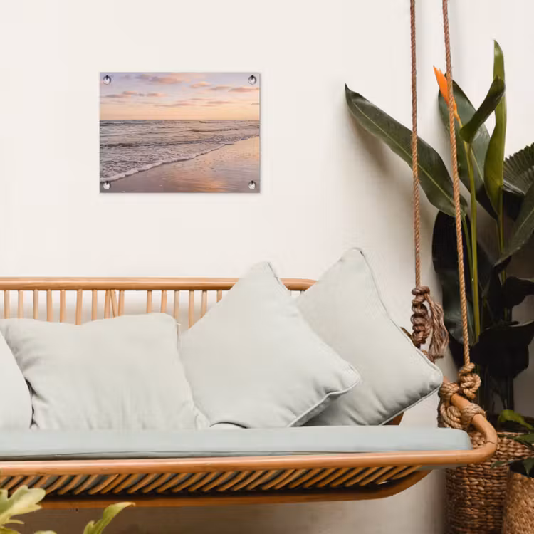 Tuinposter - Strand - Branding - Wolken — 5