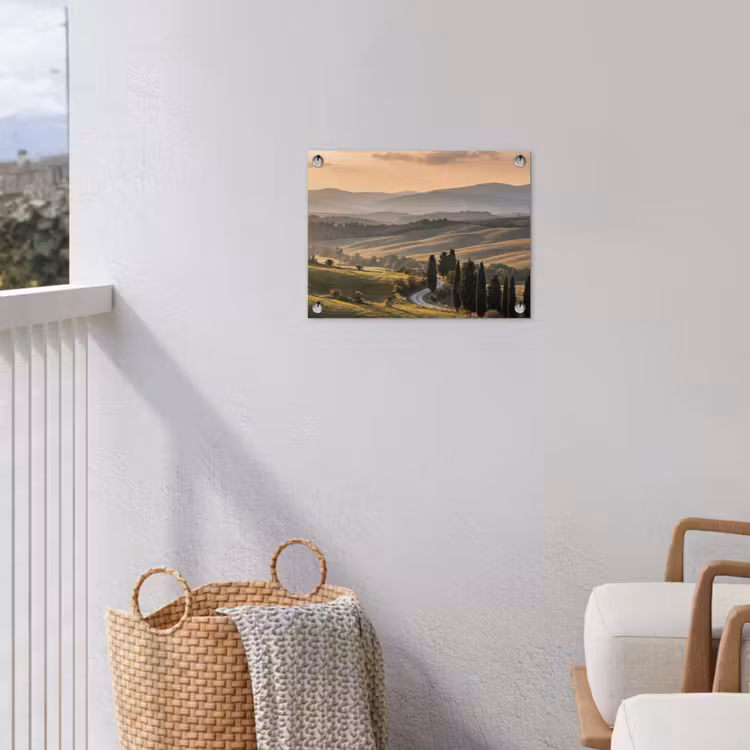 Tuinposter - Toscaans - Landschap - Heuvels — 3