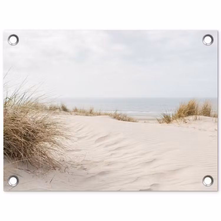 Tuinposter - Wolken - Duinlandschap - Zand — 1