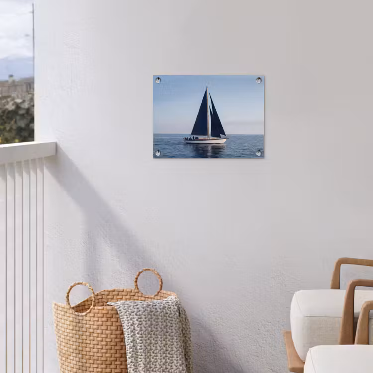 Tuinposter - Zeilboot - Zee - Blauw — 3