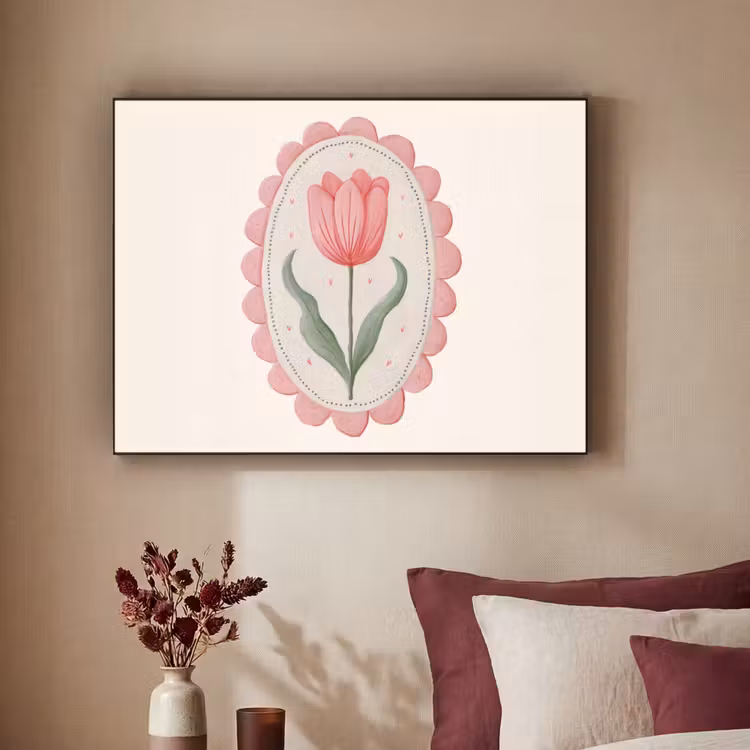 Art Frame - Tulp - Lijst - Ovaal - Illustratie — 2