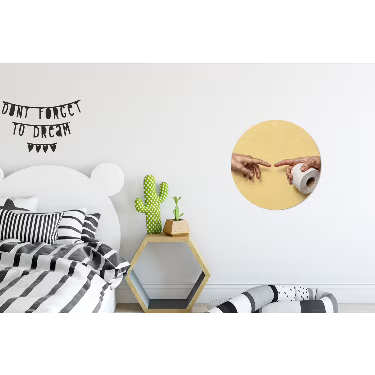 Wandcirkel - Aluminium - Klassiek - Kunst - Humor — 5