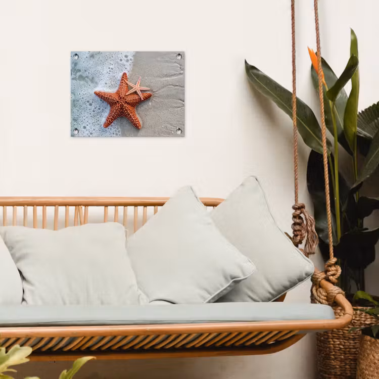 Tuinposter - Zeester - Strand - Zee — 5