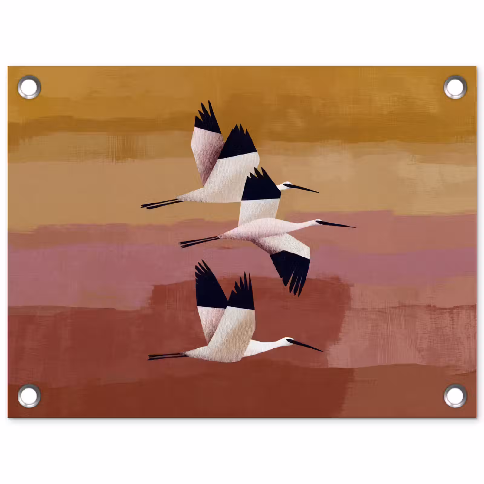 Tuinposter - Vogels - Snavel - Abstract — 1