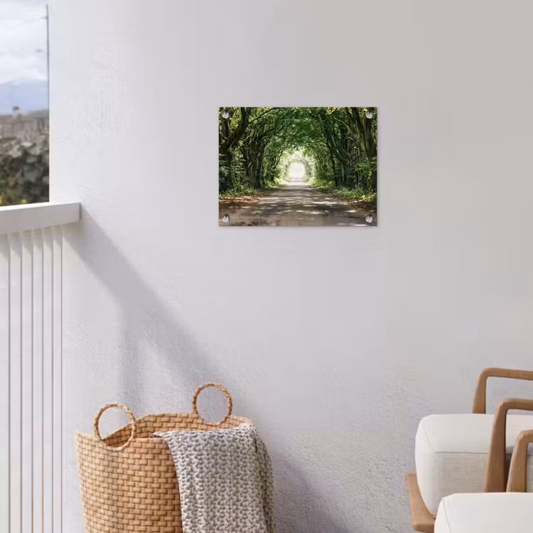 Tuinposter - Weg - Bomen - Natuur - Groen — 3