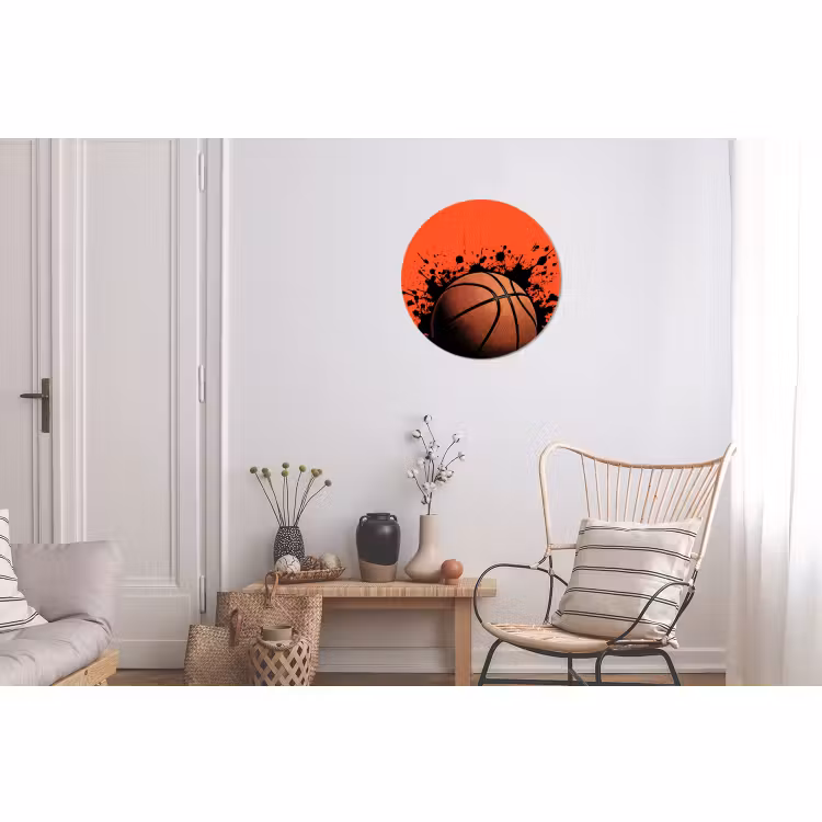 Wandcirkel - Aluminium - Basketbal - Verf - Sport - Oranje — 2