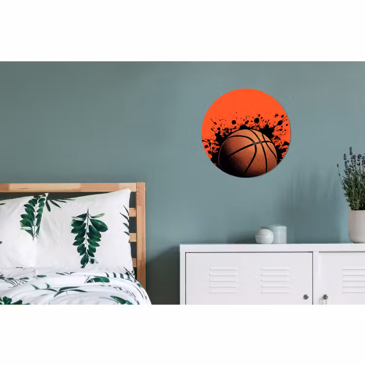 Wandcirkel - Aluminium - Basketbal - Verf - Sport - Oranje — 4