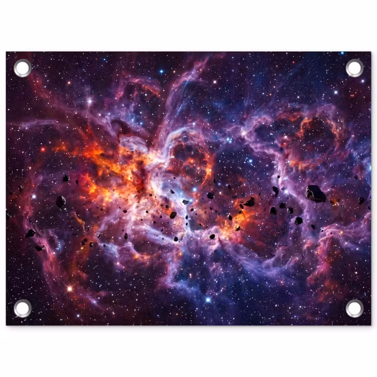 Tuinposter - Space - Stars - Abstract - Colorful — 1