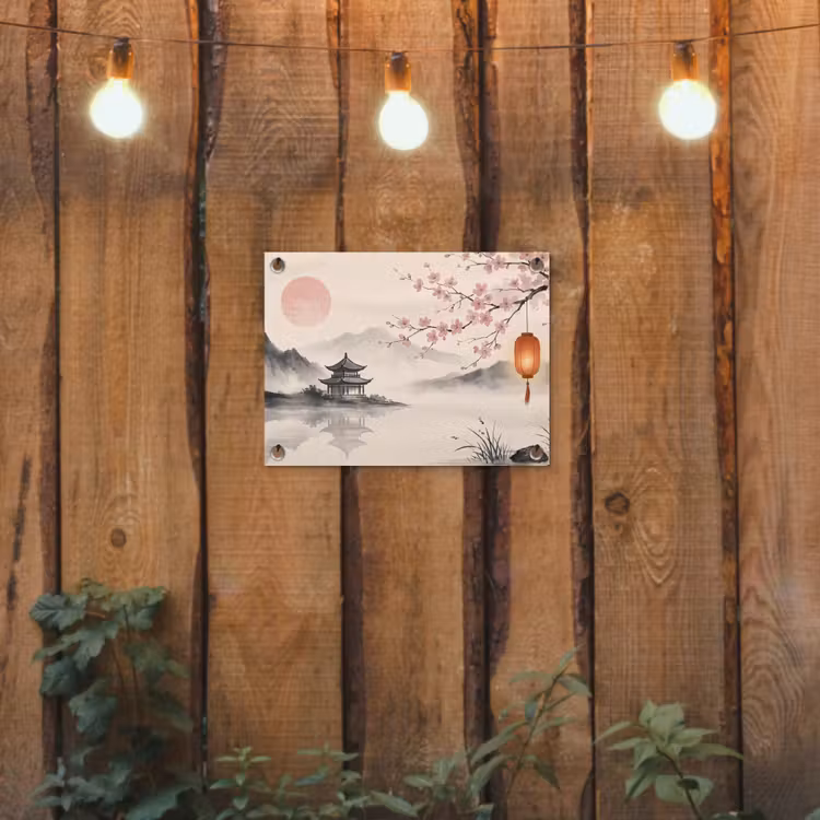 Tuinposter - Zon - Japans - Traditioneel — 2