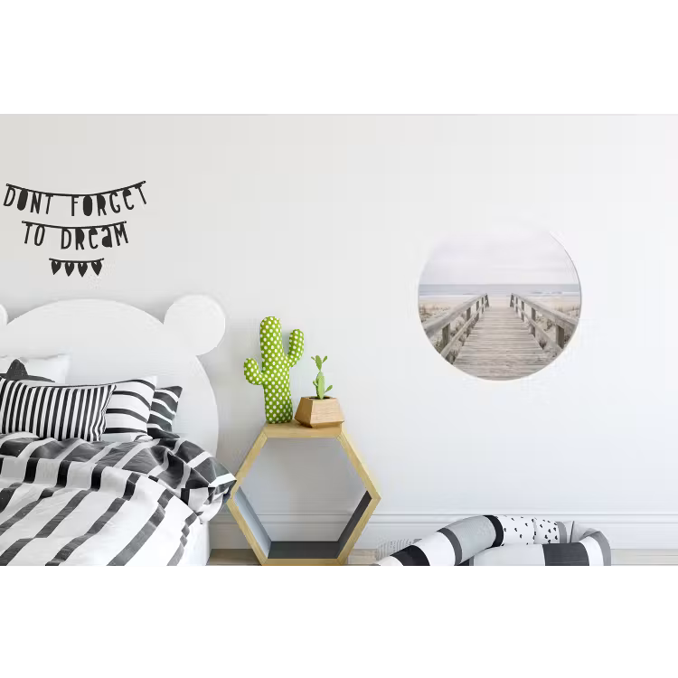 Wandcirkel - Aluminium - Duinen - Vlonder - Oceaan — 5