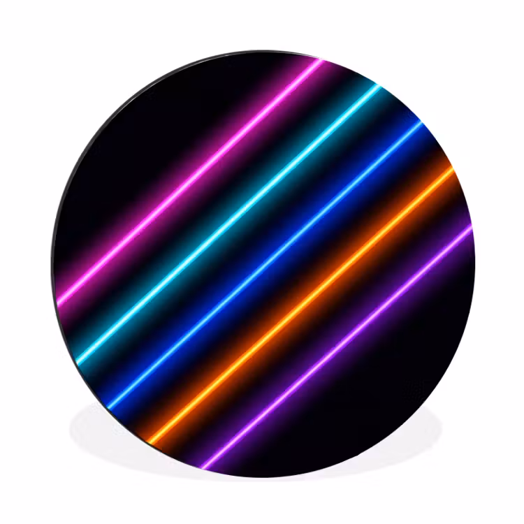 Wandcirkel - Aluminium - Esthetiek - Retro - Neon — 1