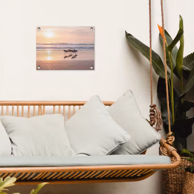Tuinposter - Zee - Vogels - Strand — 5
