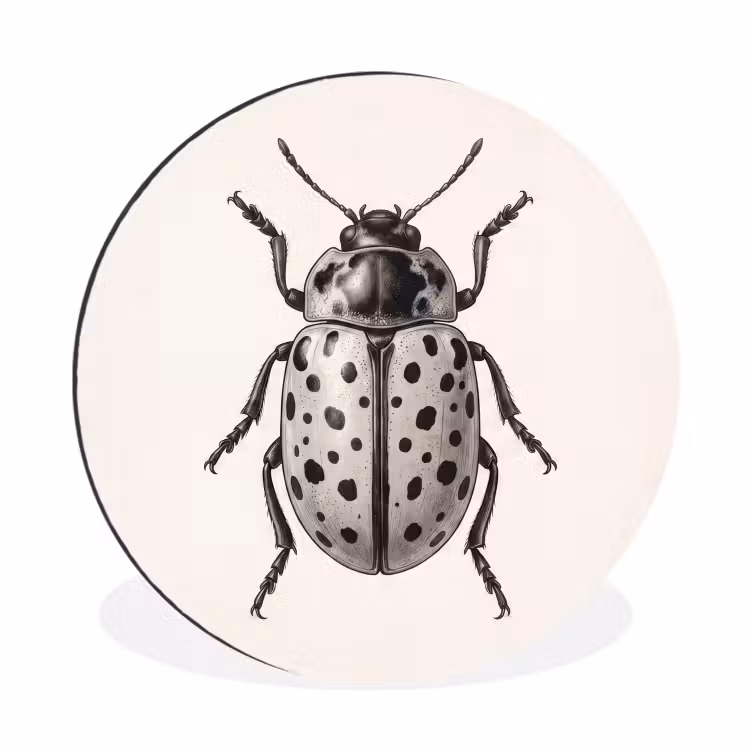 Wandcirkel - Aluminium - Kever - Insect - Vintage — 1