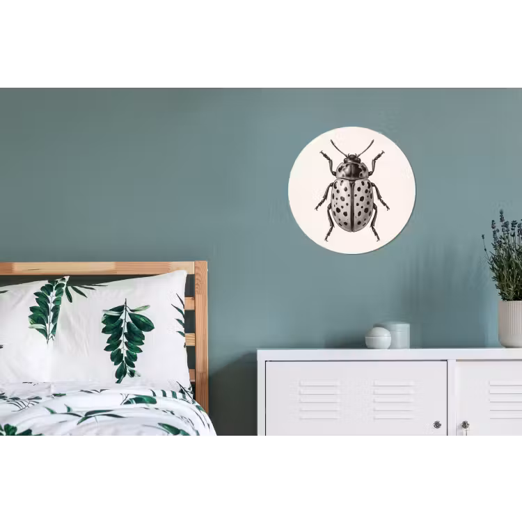 Wandcirkel - Aluminium - Kever - Insect - Vintage — 4