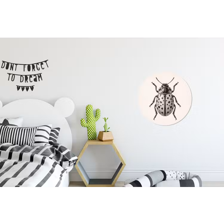 Wandcirkel - Aluminium - Kever - Insect - Vintage — 5