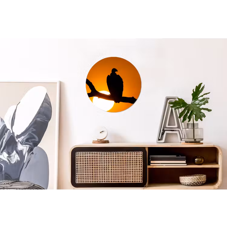 Wandcirkel - Aluminium - Gier - Tak - Zon - Oranje — 3