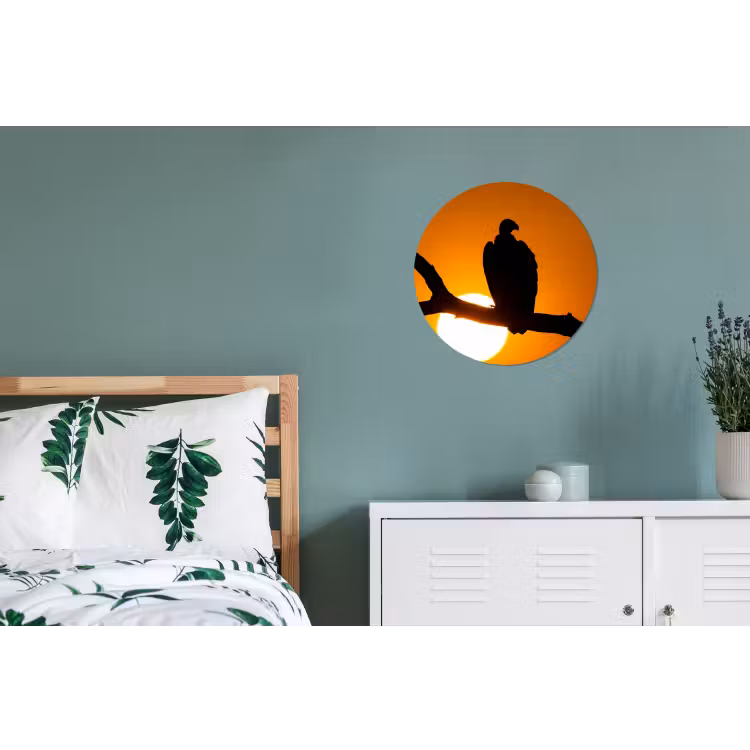 Wandcirkel - Aluminium - Gier - Tak - Zon - Oranje — 4