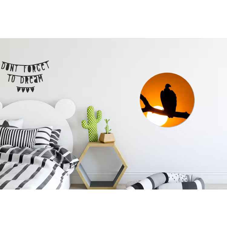 Wandcirkel - Aluminium - Gier - Tak - Zon - Oranje — 5
