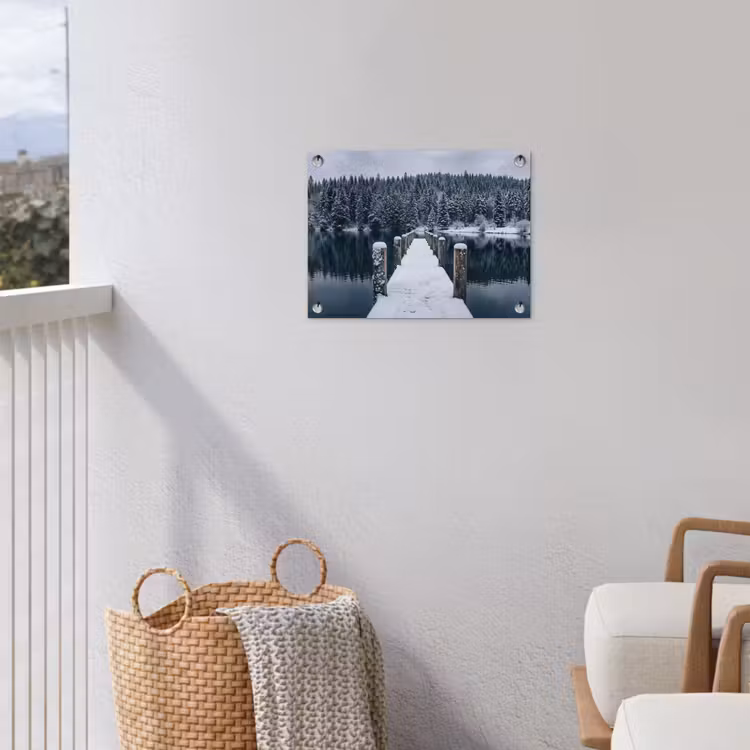 Tuinposter - Steiger - Meer - Sneeuw - Bergen - Rustgevend — 3