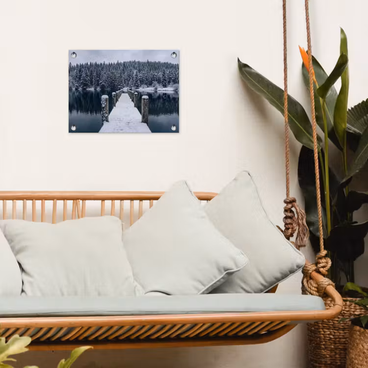 Tuinposter - Steiger - Meer - Sneeuw - Bergen - Rustgevend — 5