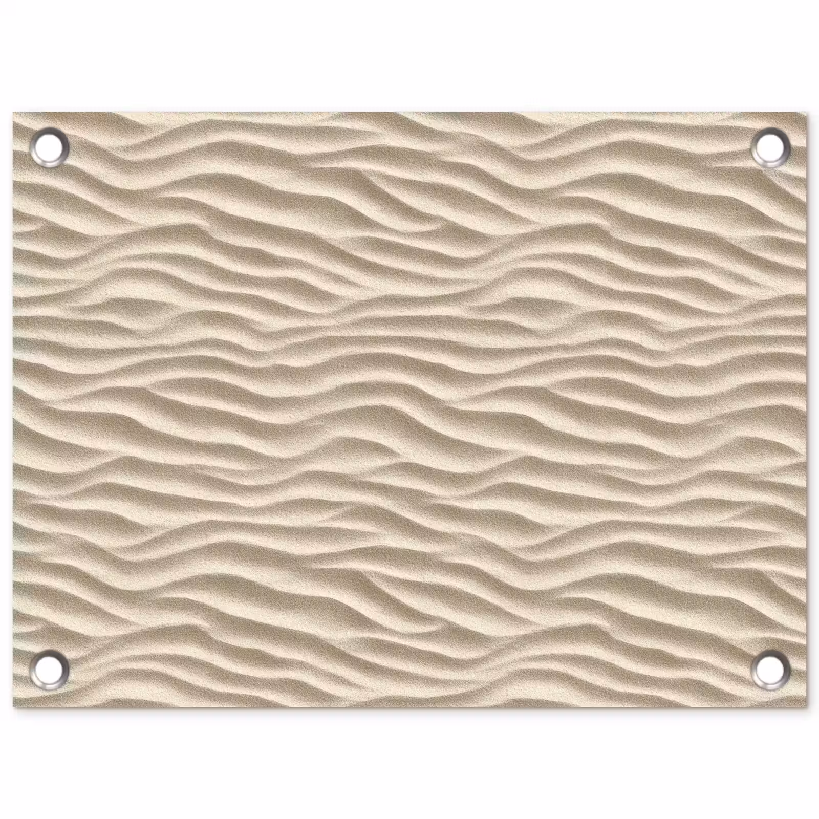 Tuinposter - Zand - Golven - Beige — 1