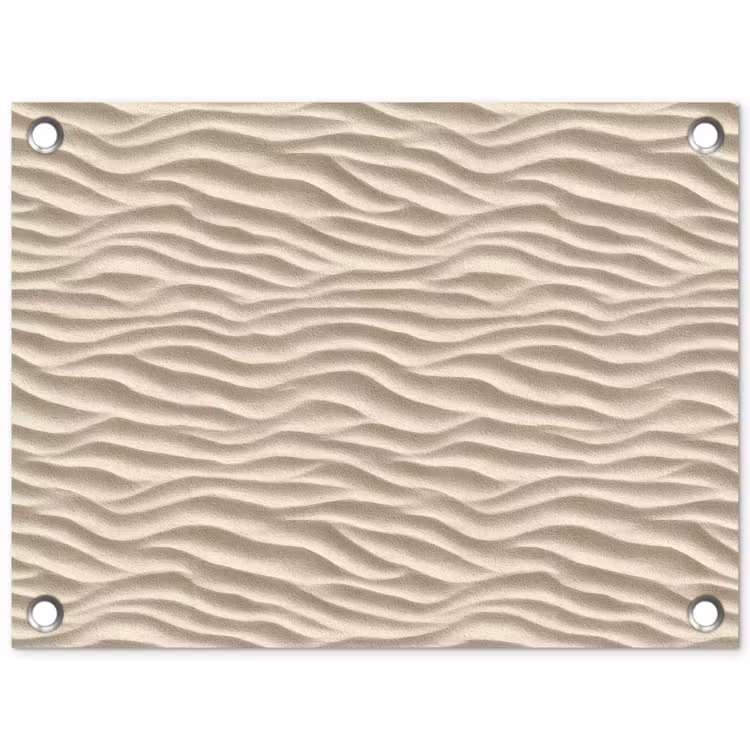 Tuinposter - Zand - Golven - Beige — 1