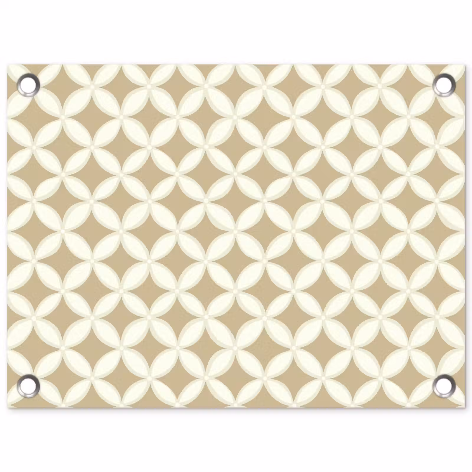 Tuinposter - Symmetrisch - Motief - Beige — 1
