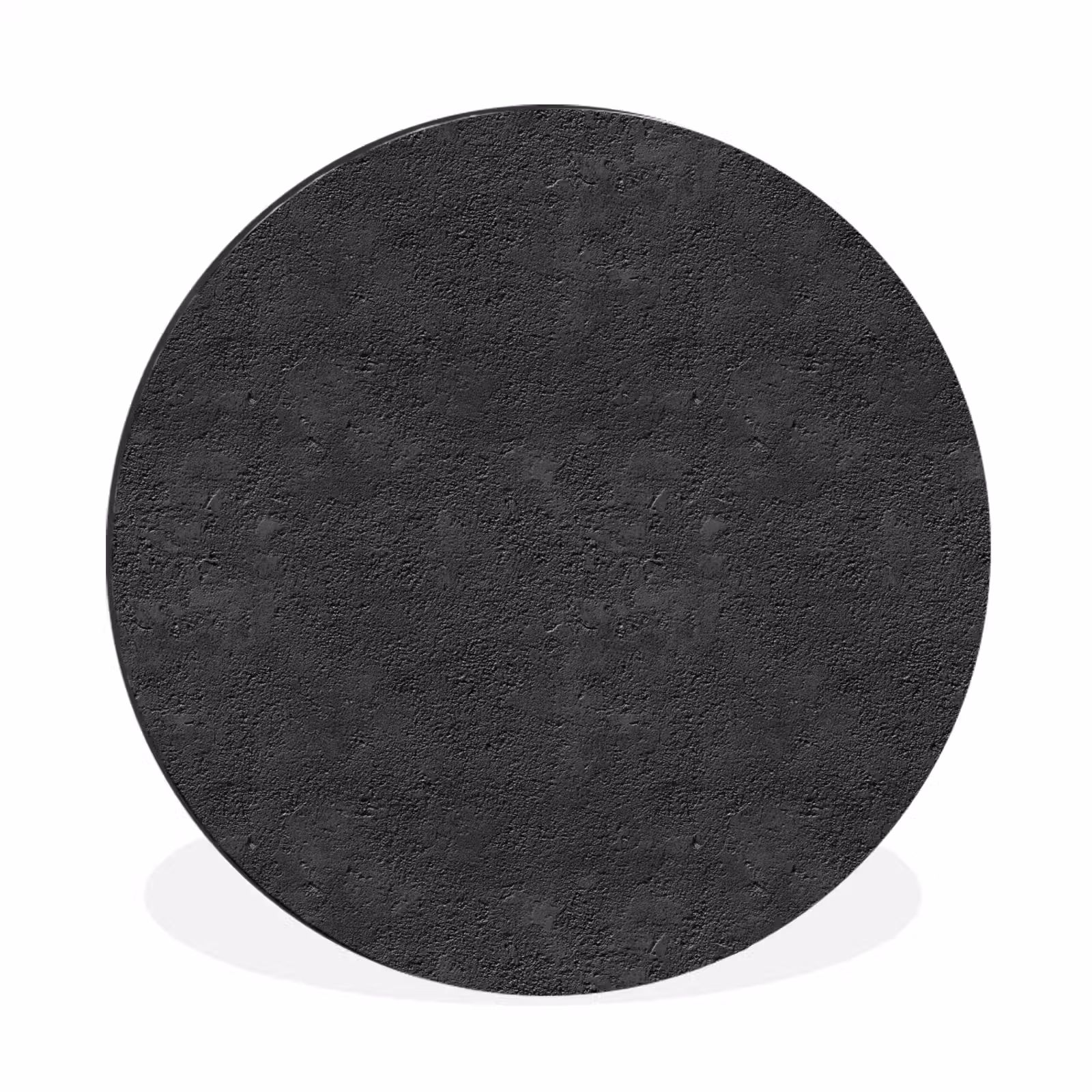 Wandcirkel - Aluminium - Donkergrijs - Asfaltstructuur - Ruw — 1