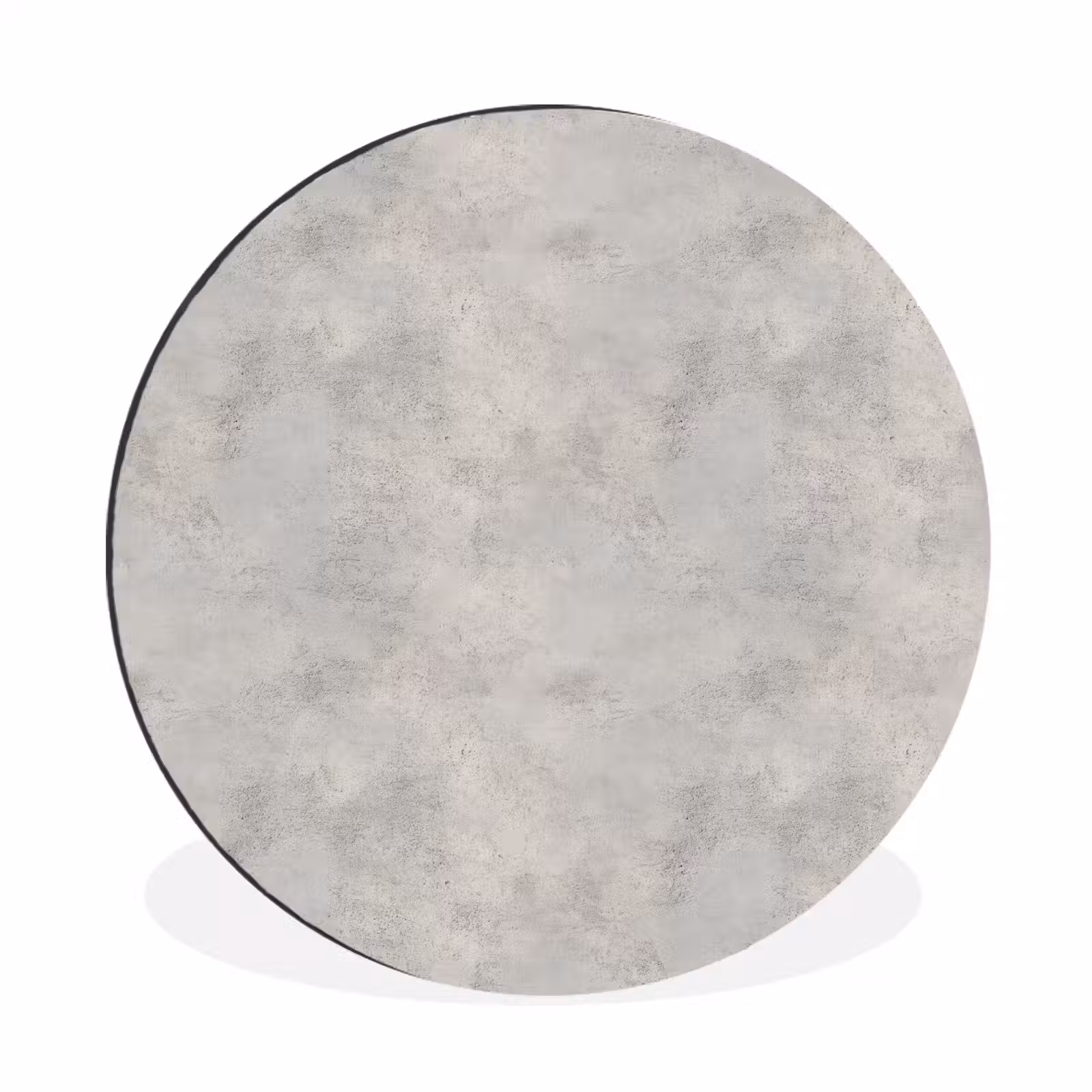 Wandcirkel - Aluminium - Grijs - Beton - Industrieel — 1