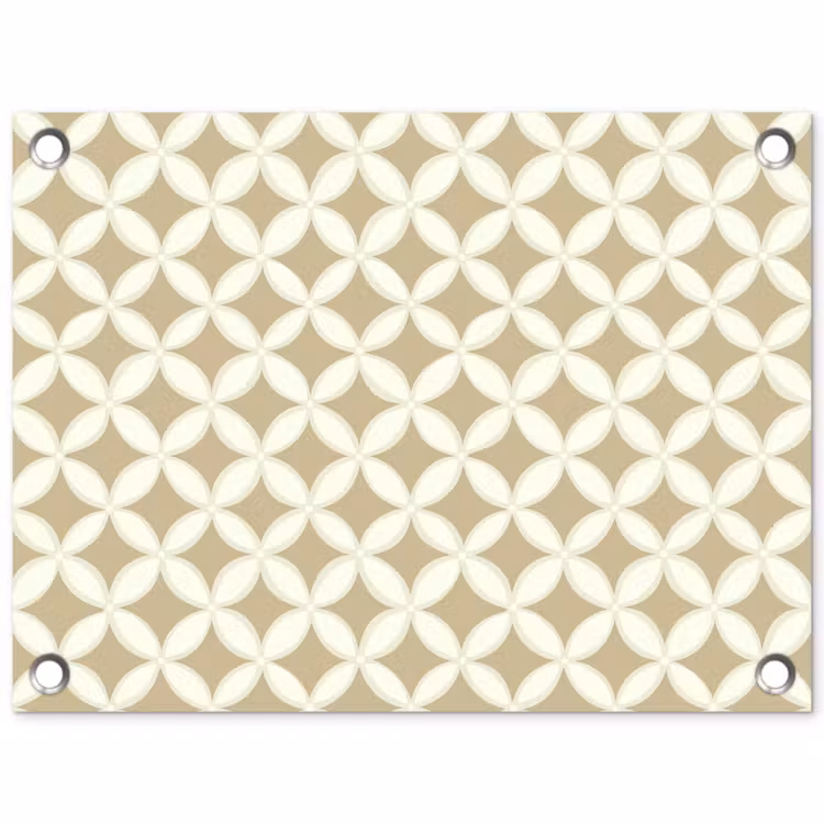 Tuinposter - Symmetrisch - Motief - Beige — 1