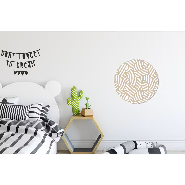 Wandcirkel - Aluminium - Abstract - Modern - Beige — 5
