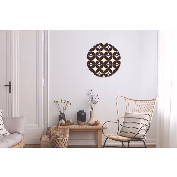 Wandcirkel - Aluminium - Cirkel - Retro - Kleurrijk — 2
