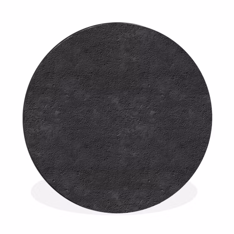Wandcirkel - Aluminium - Donkergrijs - Asfaltstructuur - Ruw — 1