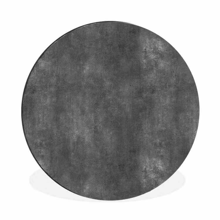 Wandcirkel - Aluminium - Donkergrijs - Ruw - Beton — 1