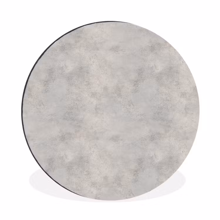 Wandcirkel - Aluminium - Grijs - Beton - Industrieel — 1